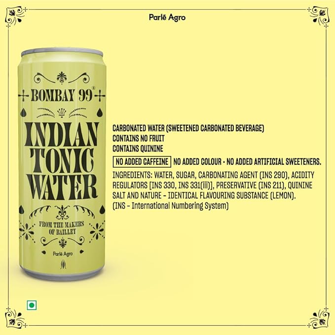Bombay 99 Indian Tonic Water