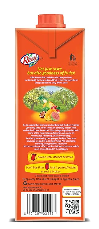 Real Fruit Power Mixed Fruit 1L
