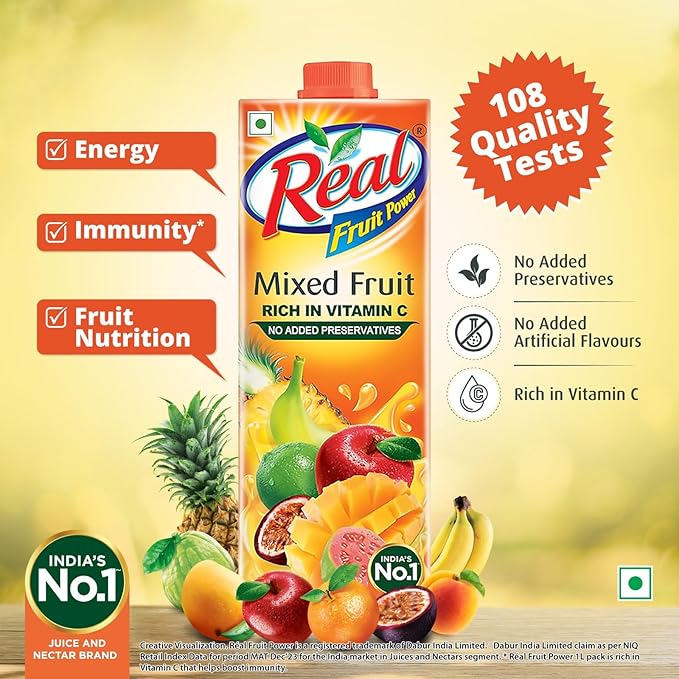 Real Fruit Power Mixed Fruit 1L